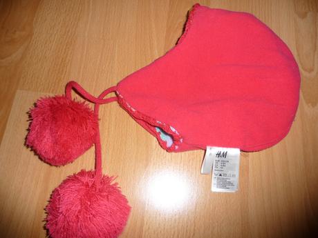 Čiapka podšitá fleesom na 4-6 rokov, h&m,110