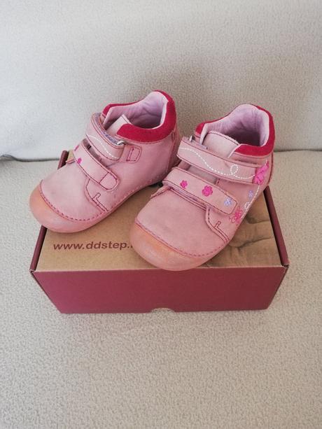 Prechodné kožené topánky d.d.step, d.d.step,21