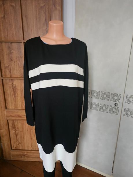 Luxusné šaty-tunika, twinset,46