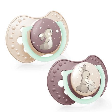 Lovi dynamic soother night&day 6-18m 2 ks, lovi