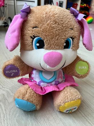 Hovoriaci psík sestrička fisher price, 