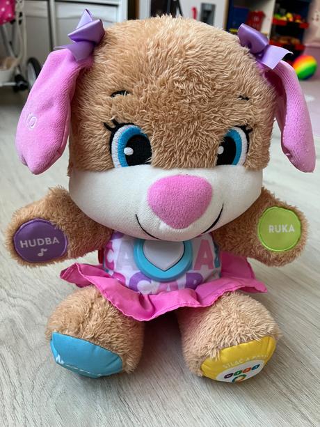 Hovoriaci psík sestrička fisher price, 