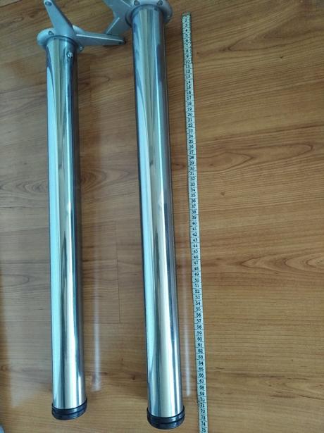 2 x kovová noha k stolu,