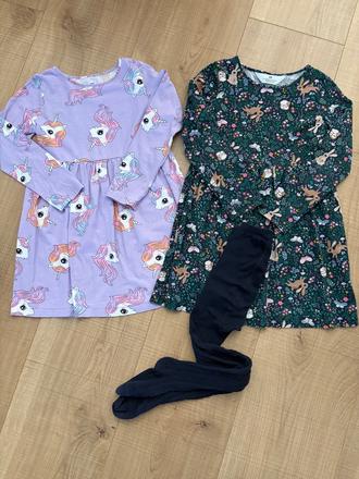Bavlnené šaty, h&m,122