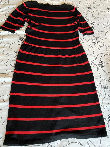 Pásikové úpletové zoštíhľujúce šaty f&f v. xs/s, f&f,xs