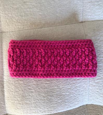 Nová ružová handmade čelenka, 