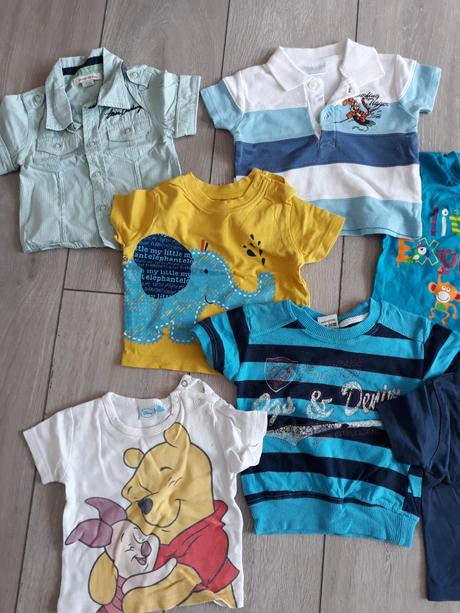 12 kusov triciek 62-68, 68–80