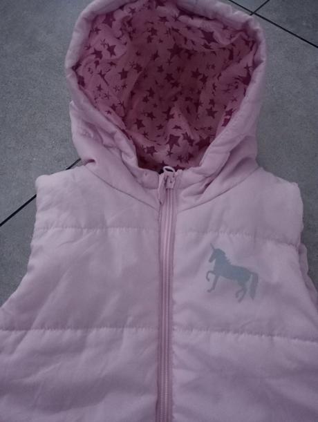 Zateplená vesta 116 s jednorožcom, lupilu,116