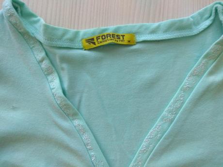 Bledomodre tričko, m