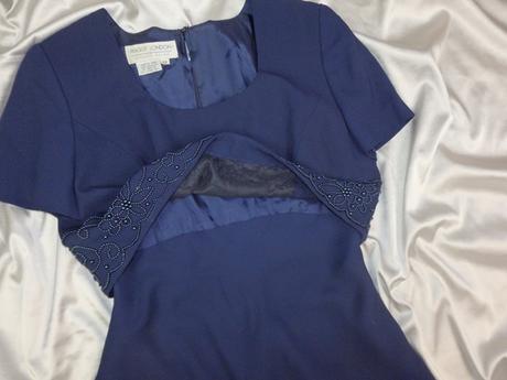 Kvalitné vintage spočenské šaty, 38