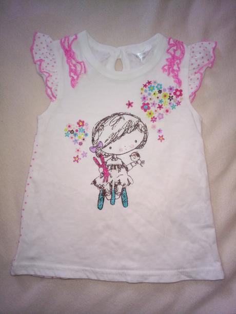 Krasne rozkosne saty alebo tunika s dievcatkom, 68