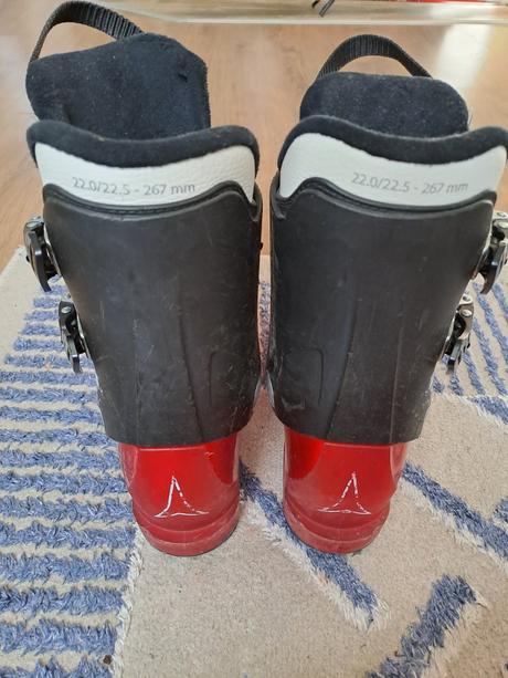 Lyže 120cm a lyžiarky 22.5, 120-129 cm