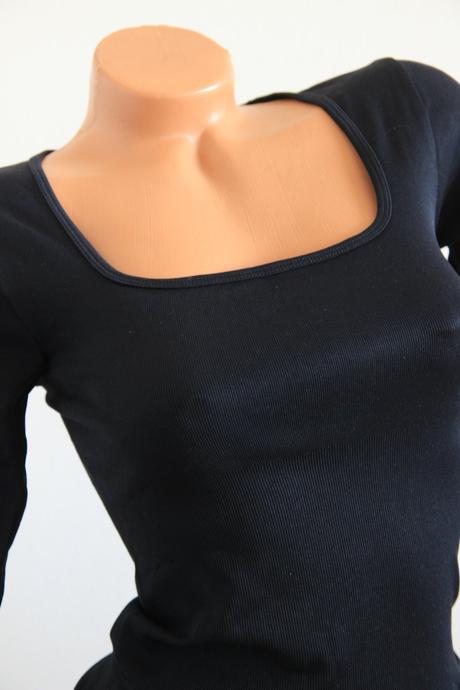 Čierny sťahujúci body top, m, m