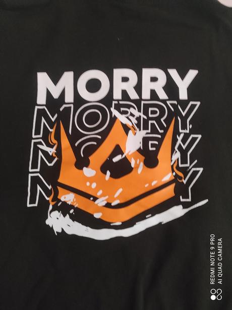 Morry merch čierna mikina, m