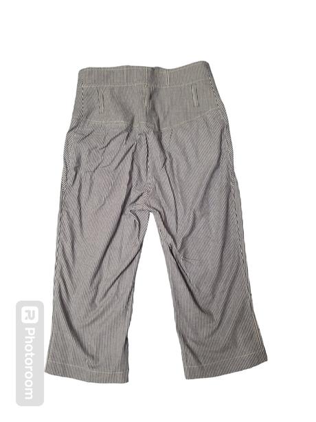 Dámske pásikavé trištvrťáky, 38