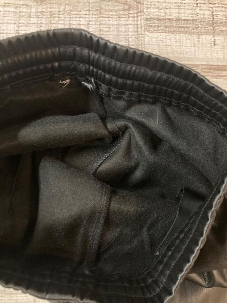 Zateplené kožene nohavice, 152