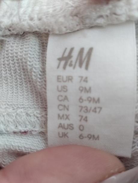 Nohavice, h&m,74