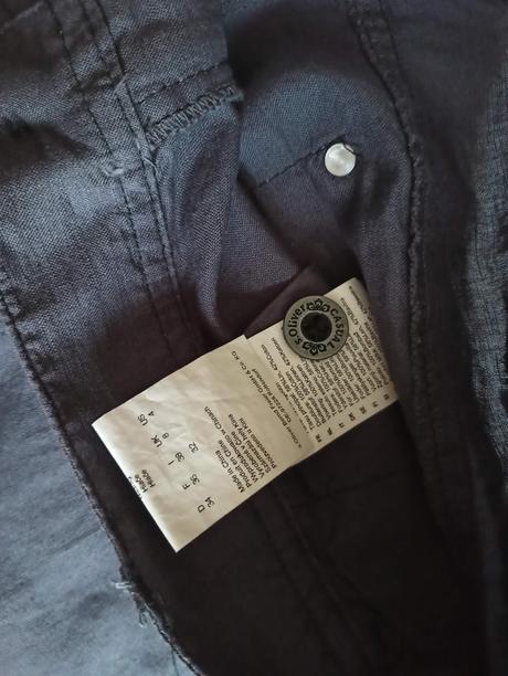 S.oliver nohavice bavlna ľan, s.oliver,s