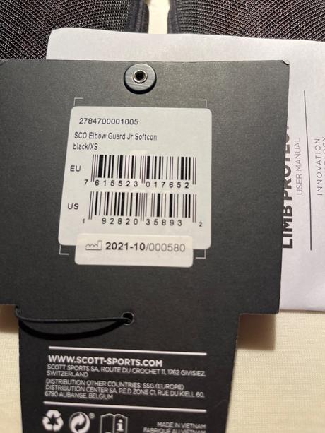 Scott softcon jr. chrániče lakťov a kolien, xs