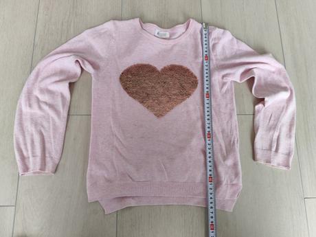 Predám meniaci dievčenský sveter, h&m,122