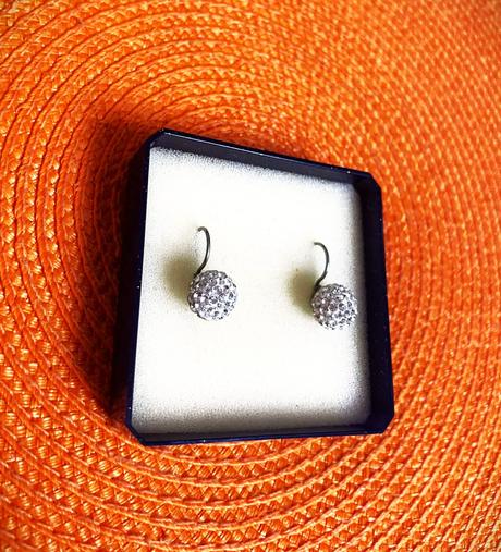 Štrasové náušnice, swarovski