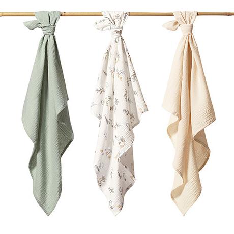 Babyono mušelínové plienky extra mäkké, zelené, babyono