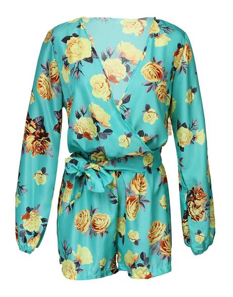 Letny overal floral, l / m / s