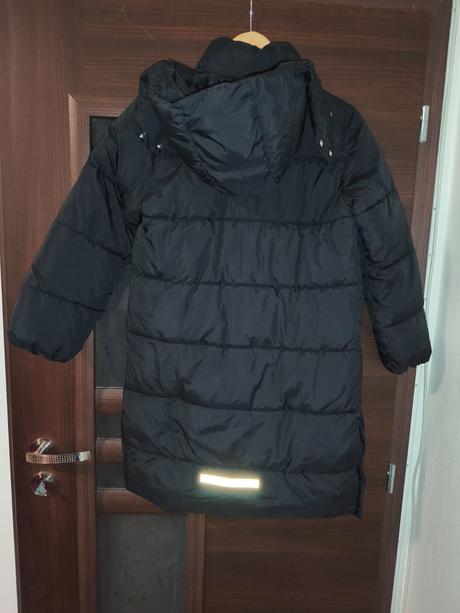 Zimná dlhá bunda, h&m,140