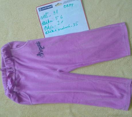 Teplacky pre dievca velurove , okay,98