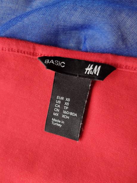 Červené sexi šaty, h&m,xs