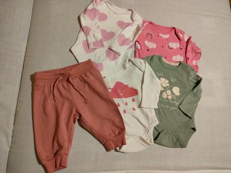 4 body+tepláky, c&a,62