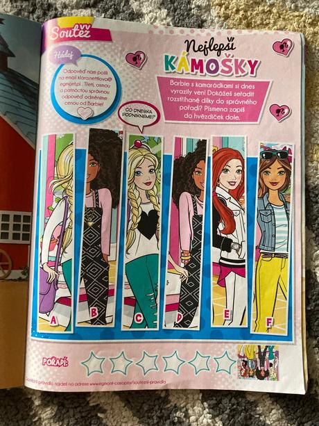 Barbie časopisy a plagáty, 
