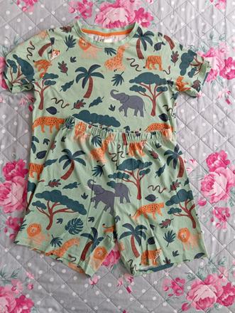 Pyžamko v. 134/140, h&m,134