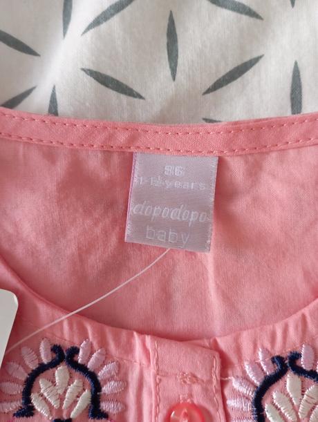 Ružová blúzka s kvetinkami, dopodopo,86