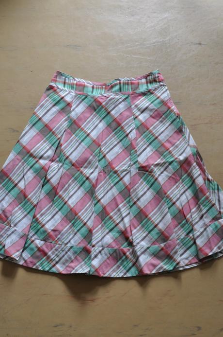 Dámska károvaná retro sukňa h m, h&m,m