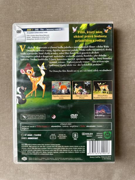 Dvd bambi - walt disney,