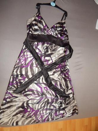 Elegantne satenove saty, m