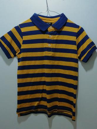 Modro horčicové tričko polotričko riotclub, 140