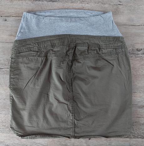 Olivovozelená tehotenská sukňa, yessica,42