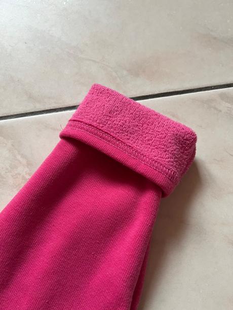 Zateplené elastické legíny 1x oblečené, xs