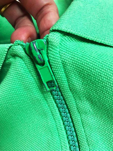 Polokošeľa na zips, xl