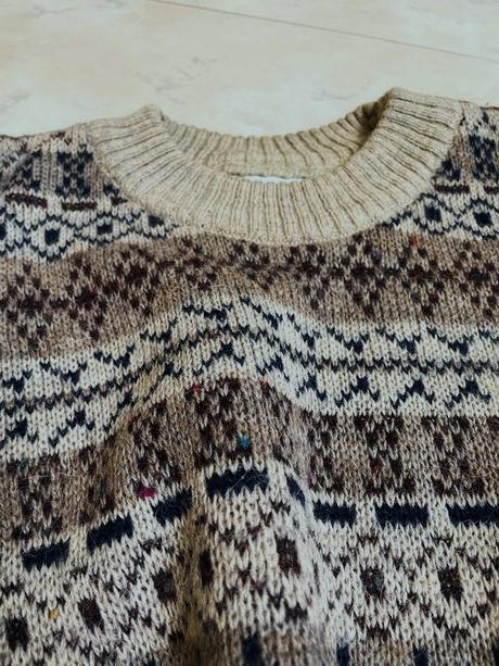 Pulóver s nórskym vzorom, l