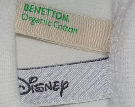 Dievčenské biele tričko snehulienka (3-4 r.), benetton,98