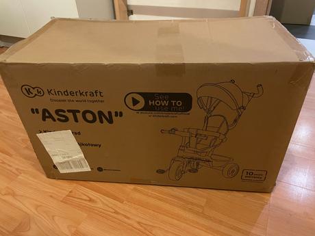 Predám kinderkraft trojkolka aston grey, kinderkraft