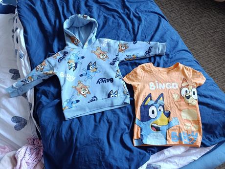 Bluey mikina a tričko, primark,104