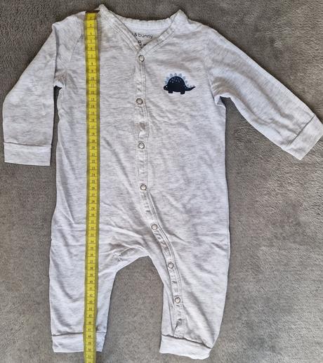 Pyžamkové overaly 2ks, fox & bunny,68