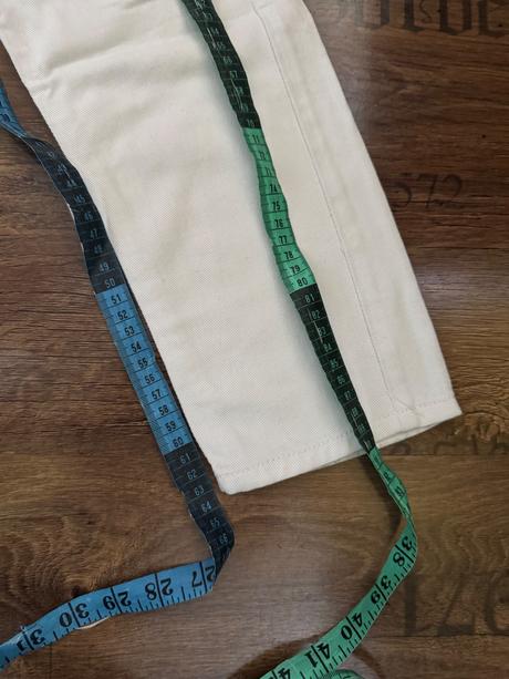 Biele rifle h&m 12-13y s reguláciou v pase, h&m,158