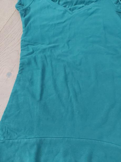 Tehotenské tričko smaragdovo zelene, fishbone,xs