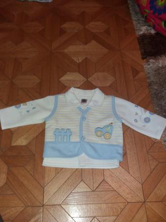 Chlapčenská mikina s vestou, 86