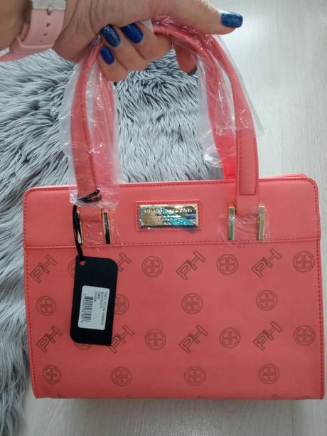 Lososová kabelka paris hilton coral cezzane, paris hilton